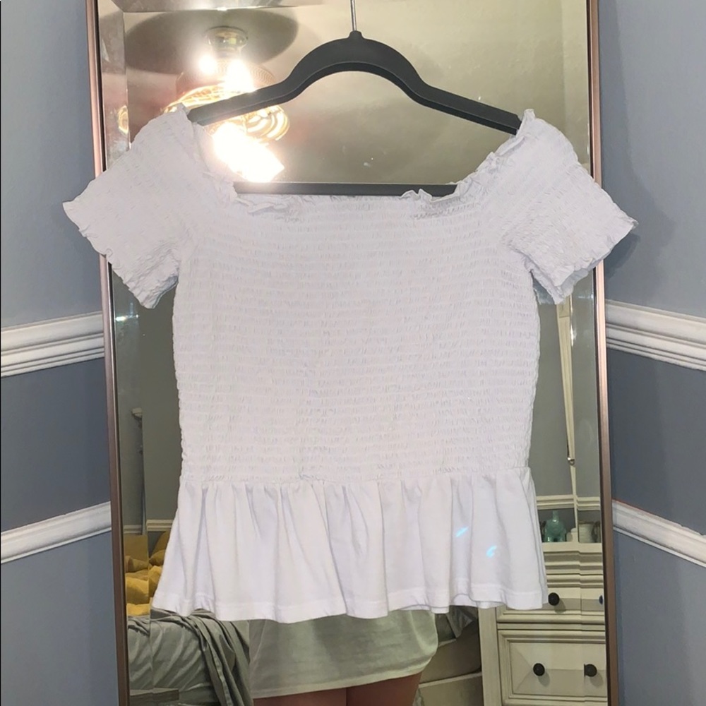 american eagle off the shoulder tank